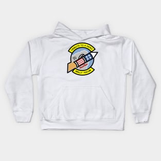 Tribute to a Hero Wally Yocum Kids Hoodie